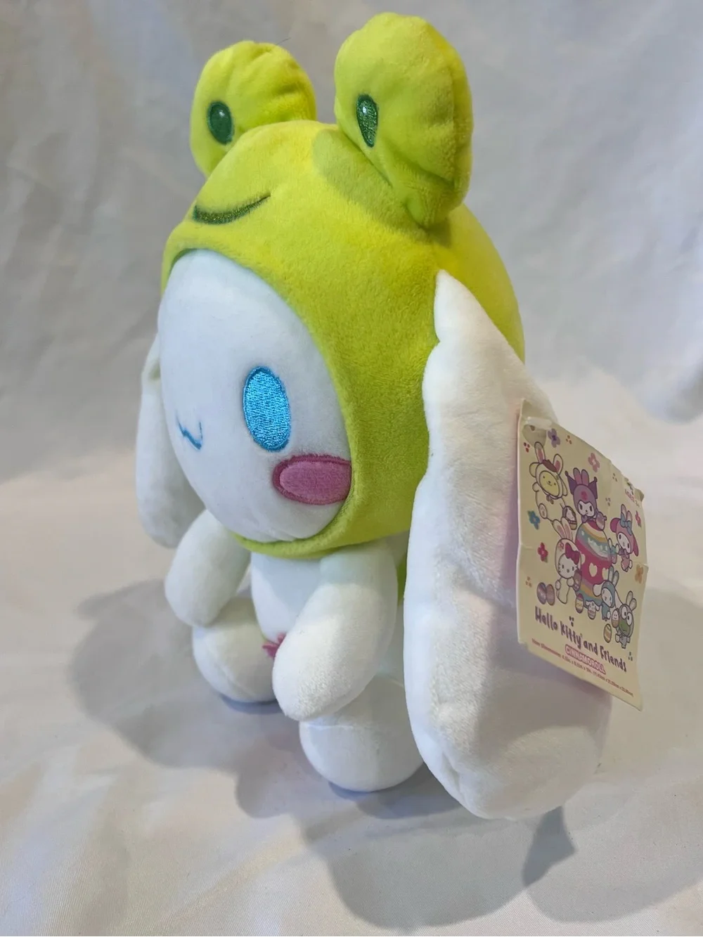 Sanrio Cinnamoroll Frog Hoodie Easter Plush 9” NWT 2024